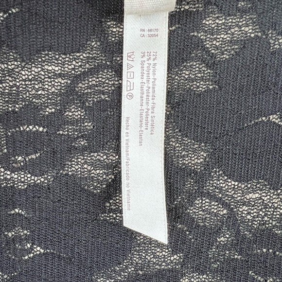 Intimately Free People- Black Lace Bodysuit Women’s Size Large, NWOT - Picture 5 of 10